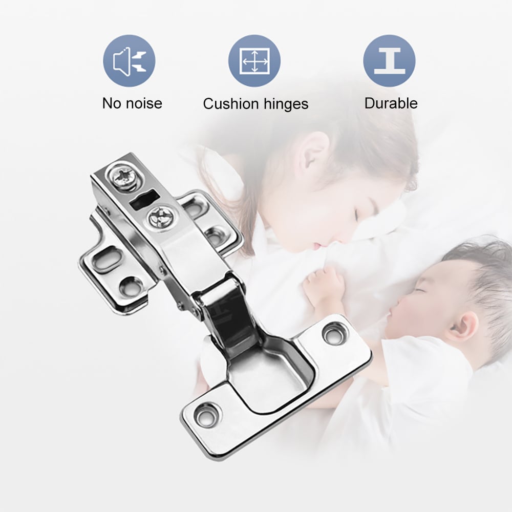 Cushion hinge with baby sleeping in the background