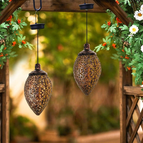 Hanging Solar LED Lantern Garland