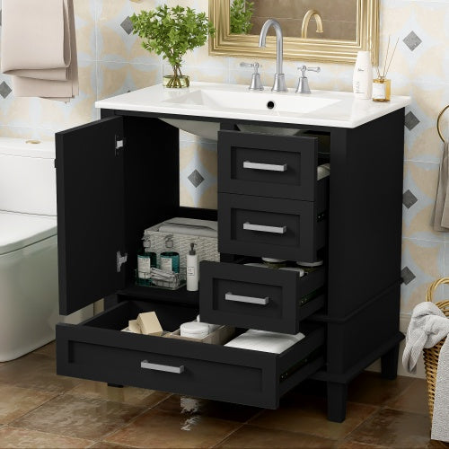 30" Modern Bathroom Vanity with Sink Combo
