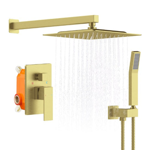 12" Rain Shower System