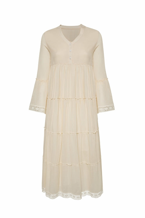 Breezy Cotton Voile Mika Maxi Dress
