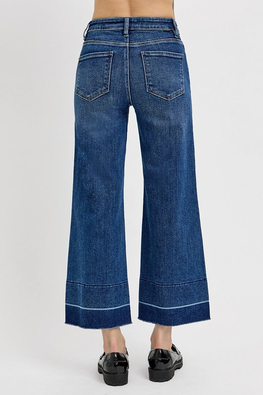 RISEN Sculpt & Style High-Rise Crop Jeans