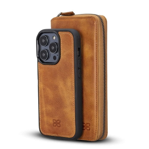 Premium Leather Detachable Wallet Case for iPhone 14 Series