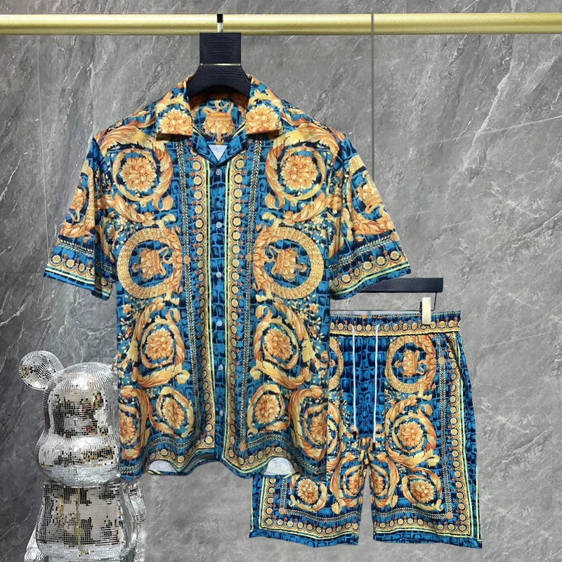 Men's Designer Beach Short Set