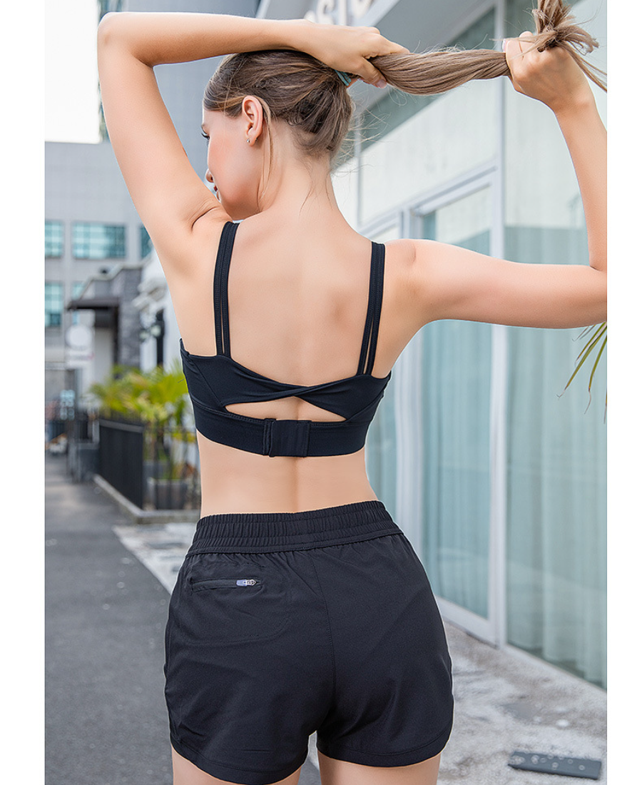 Women's Quick-Dry Double Layer Sports Shorts