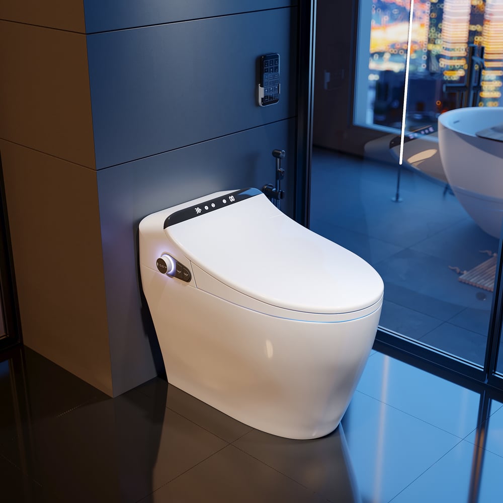 Hynova AX2 Set of Two Smart Bidet Toilet with Deodorizing Function White