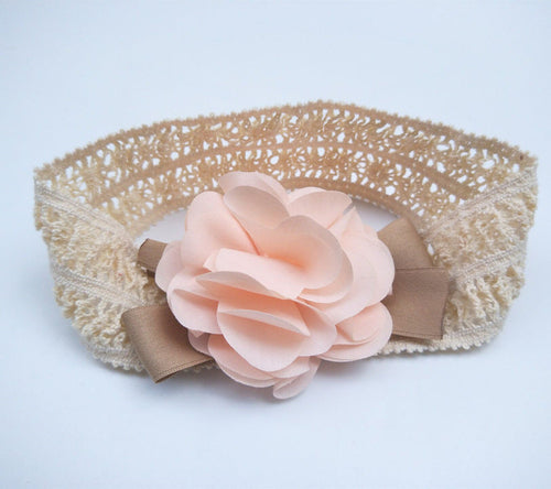 Delicate Lace Flower Baby Headband