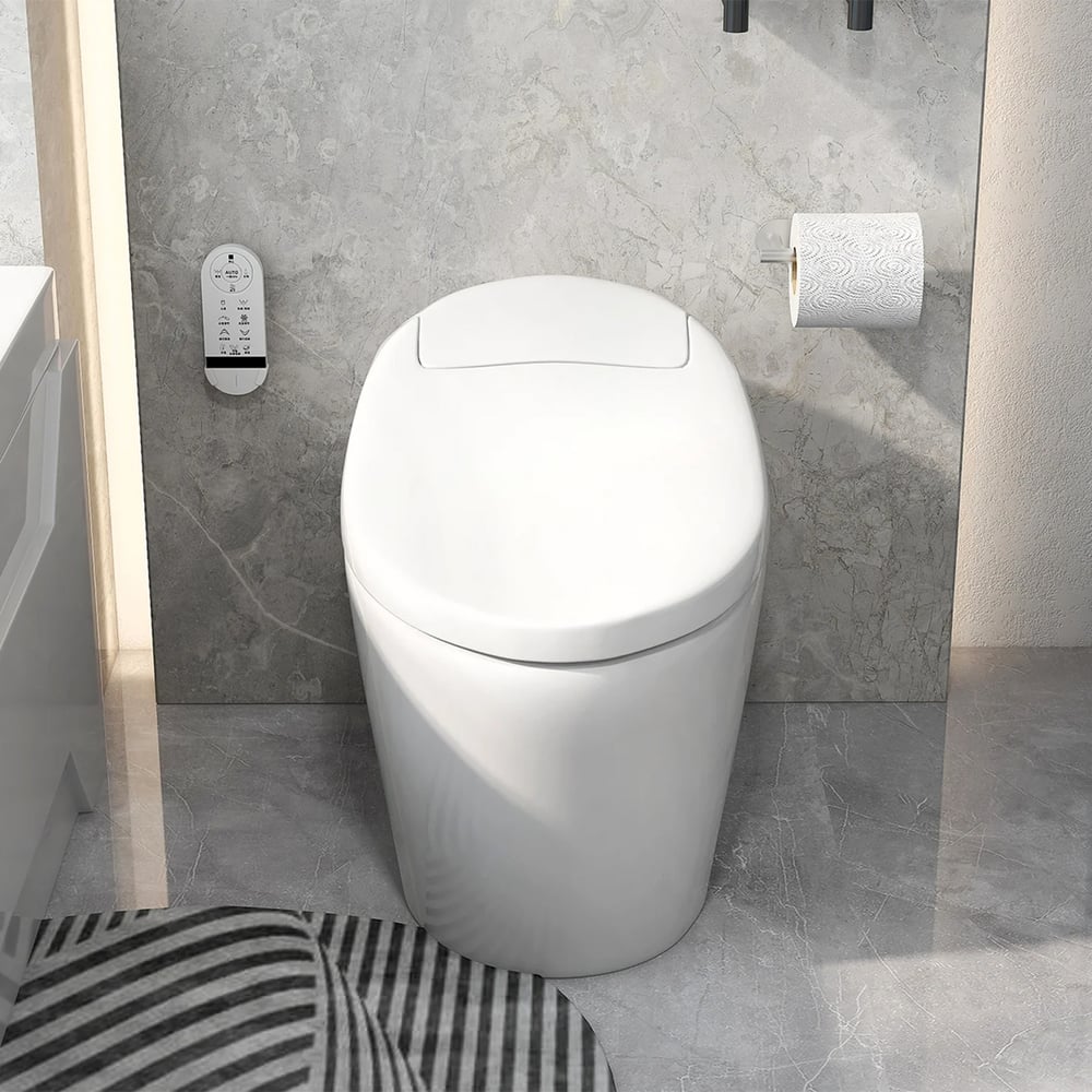 Automatic Flushing Smart Bidet Toilet with Multi-Function 1.32 GPF