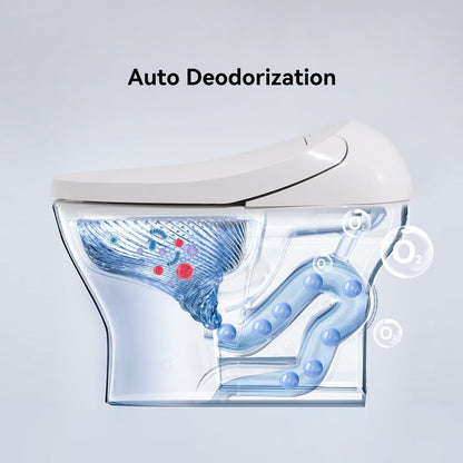 Automatic Flushing Smart Bidet Toilet with Multi-Function 1.32 GPF
