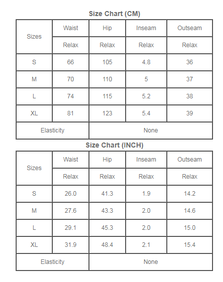 Gray White Tie Dye Drawstring Casual Shorts Size Chart