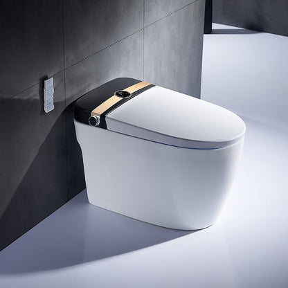 Modern toilet with a sleek design in a bathroom setting