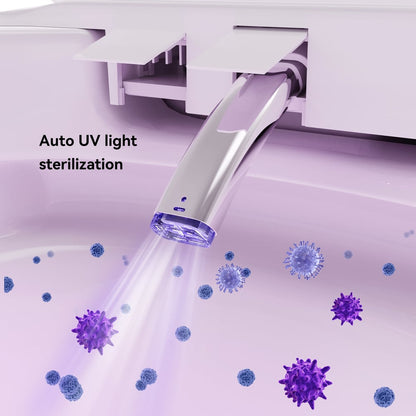 Fitro H2 Pro Compact Smart Bidet Toilet with Auto Open/Close Lid Built-In Tank