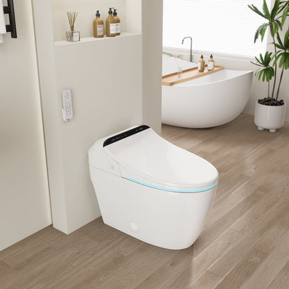 Hynova AX2 Pro Automatic Smart Bidet Toilet with Aromatherapy White 1.28 GPF