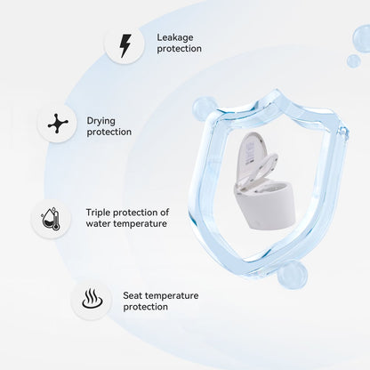 Automatic Flushing Smart Bidet Toilet with Multi-Function 1.32 GPF