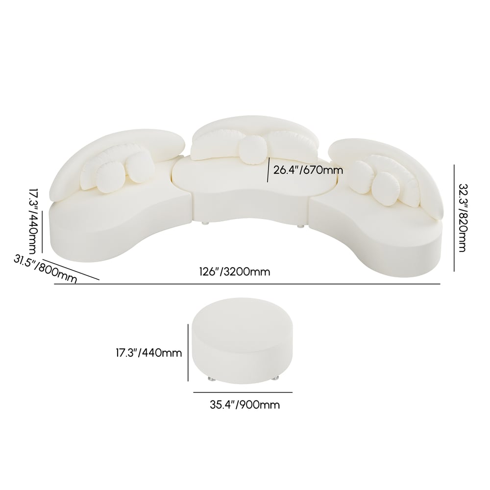 White silicone mold with dimensions labeled on a white background