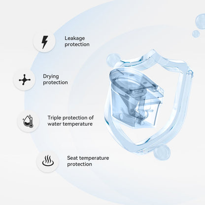 Glowin K1 Automatic Smart Bidet Toilet with Rear Ambient Light 1.32 GPF