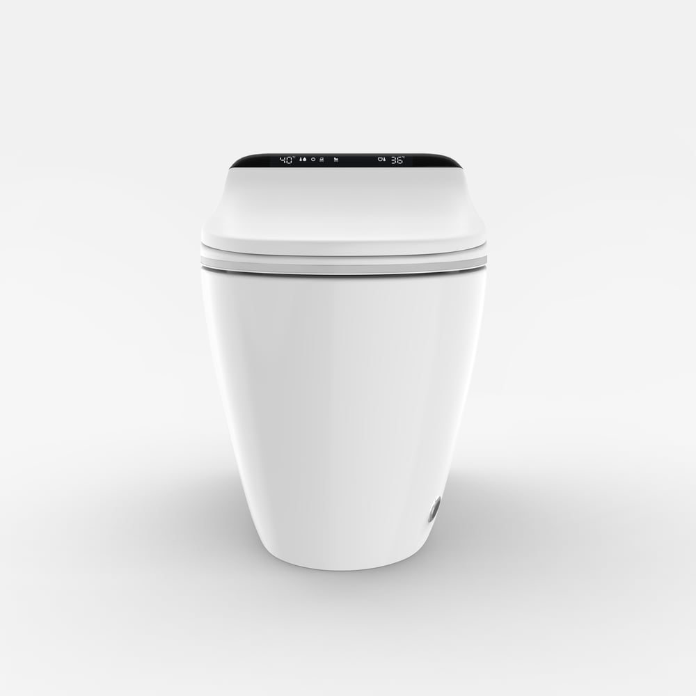 Hynova AX2 Pro Automatic Smart Bidet Toilet with Aromatherapy White 1.28 GPF