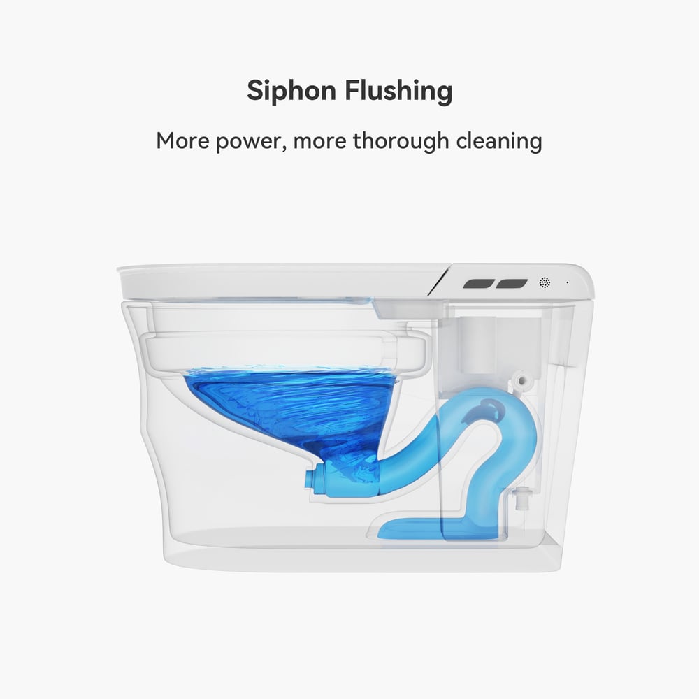 Nexin C2 Automatic Smart Bidet Toilet with Foam Shield and Aromatherapy