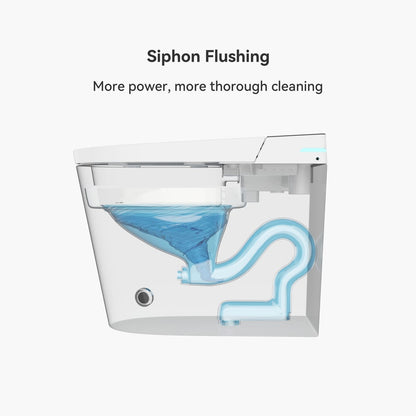 Fitro H2 Compact Smart Bidet Toilet with Automatic Flushing and UV Sterilization