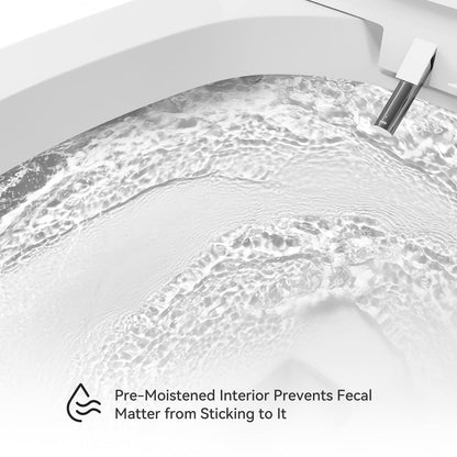 Hynova AX2 Pro Automatic Smart Bidet Toilet with Aromatherapy White 1.28 GPF