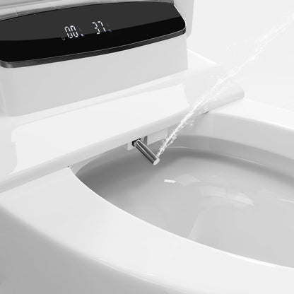 Hynova AX1 Set of Two Smart Bidet Toilet with Auto Open/Close Lid White 1.28 GPF