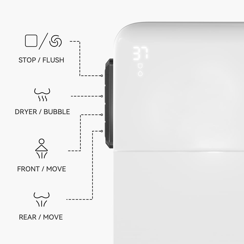 Nexin C2 Automatic Smart Bidet Toilet with Foam Shield and Aromatherapy