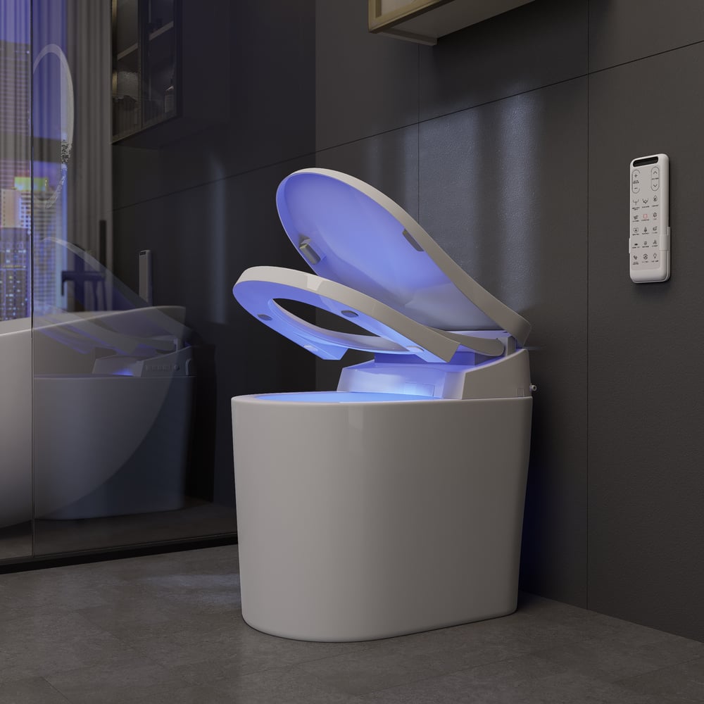 Fitro H1 Compact Smart Bidet Toilet with Automatic Flushing 1.32 GPF