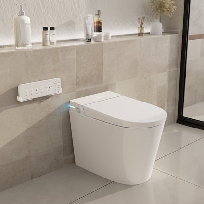 Fitro H2 Pro Compact Smart Bidet Toilet with Auto Open/Close Lid Built-In Tank