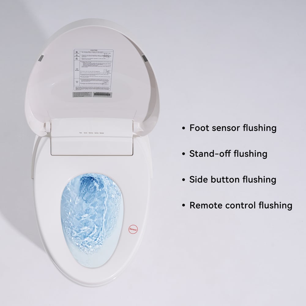 Automatic Flushing Smart Bidet Toilet with Multi-Function 1.32 GPF