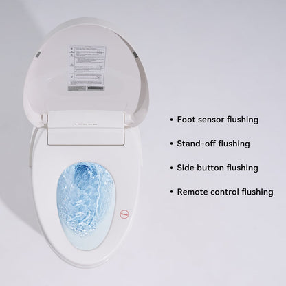 Automatic Flushing Smart Bidet Toilet with Multi-Function 1.32 GPF