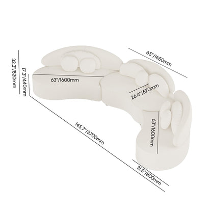 Measurement chart of a white silicone mold with dimensions labeled on a white background