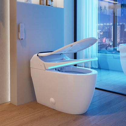 Hynova AX2 Pro Automatic Smart Bidet Toilet with Aromatherapy White 1.28 GPF