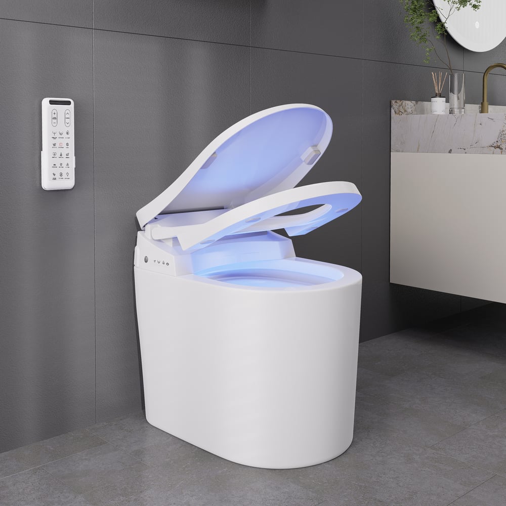 Fitro H1 Compact Smart Bidet Toilet with Automatic Flushing 1.32 GPF