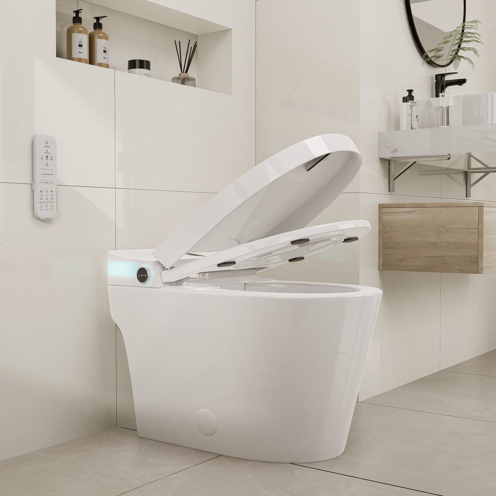 Glowin K1 Automatic Smart Bidet Toilet with Rear Ambient Light 1.32 GPF