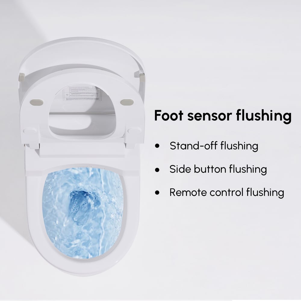 Fitro H1 Compact Smart Bidet Toilet with Automatic Flushing 1.32 GPF