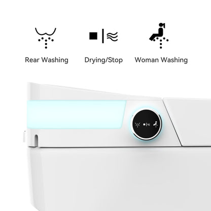 Glowin K1 Automatic Smart Bidet Toilet with Rear Ambient Light 1.32 GPF