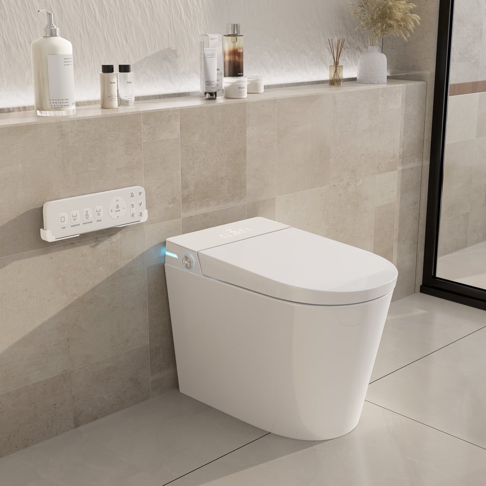 Fitro H2 Compact Smart Bidet Toilet with Automatic Flushing and UV Sterilization