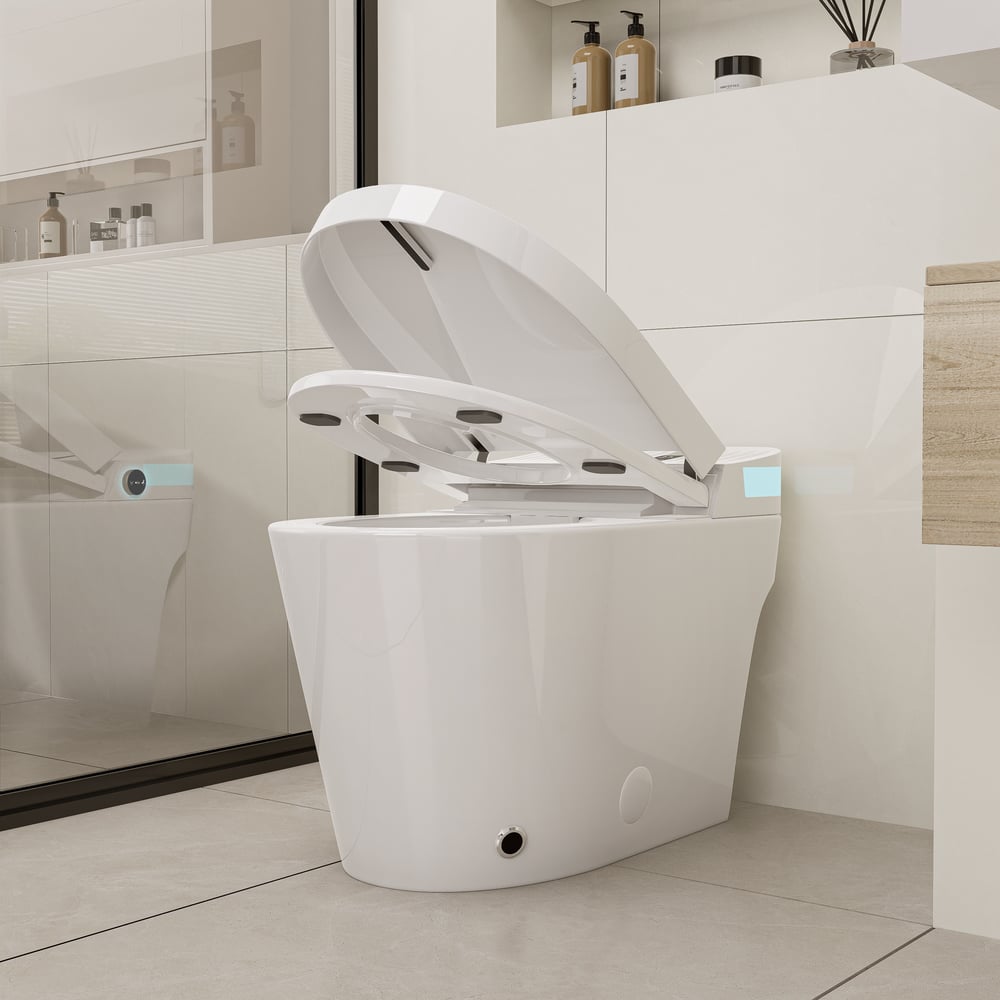Glowin K1 Automatic Smart Bidet Toilet with Rear Ambient Light 1.32 GPF