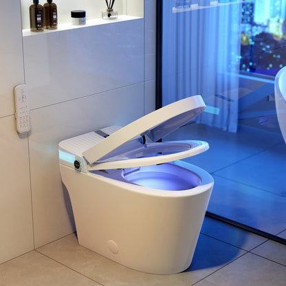 Glowin K1 Automatic Smart Bidet Toilet with Rear Ambient Light 1.32 GPF