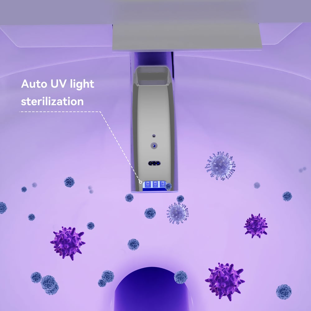 Nexin C2 Automatic Smart Bidet Toilet with Foam Shield and Aromatherapy