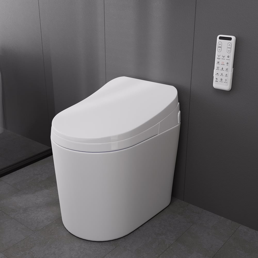 Fitro H1 Compact Smart Bidet Toilet with Automatic Flushing 1.32 GPF