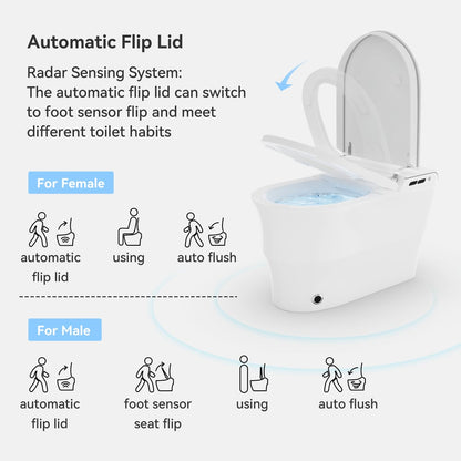 Nexin C2 Automatic Smart Bidet Toilet with Foam Shield and Aromatherapy