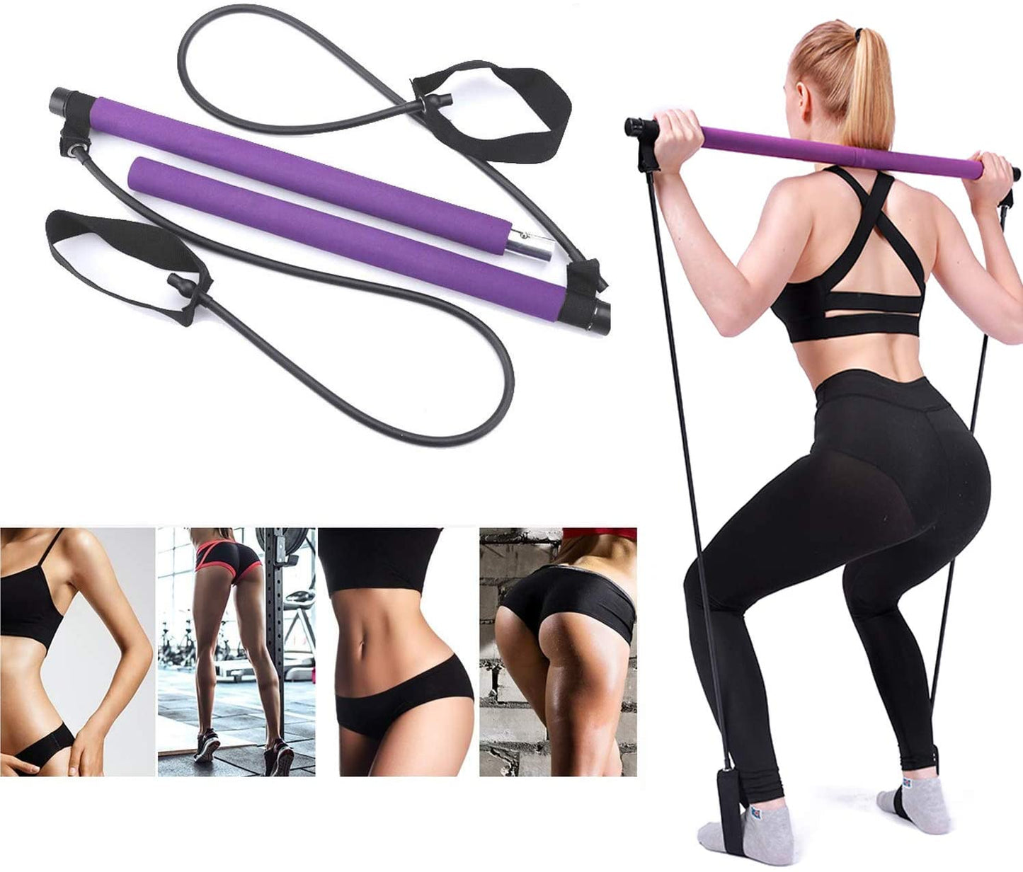 Adjustable Pilates Bar Kit