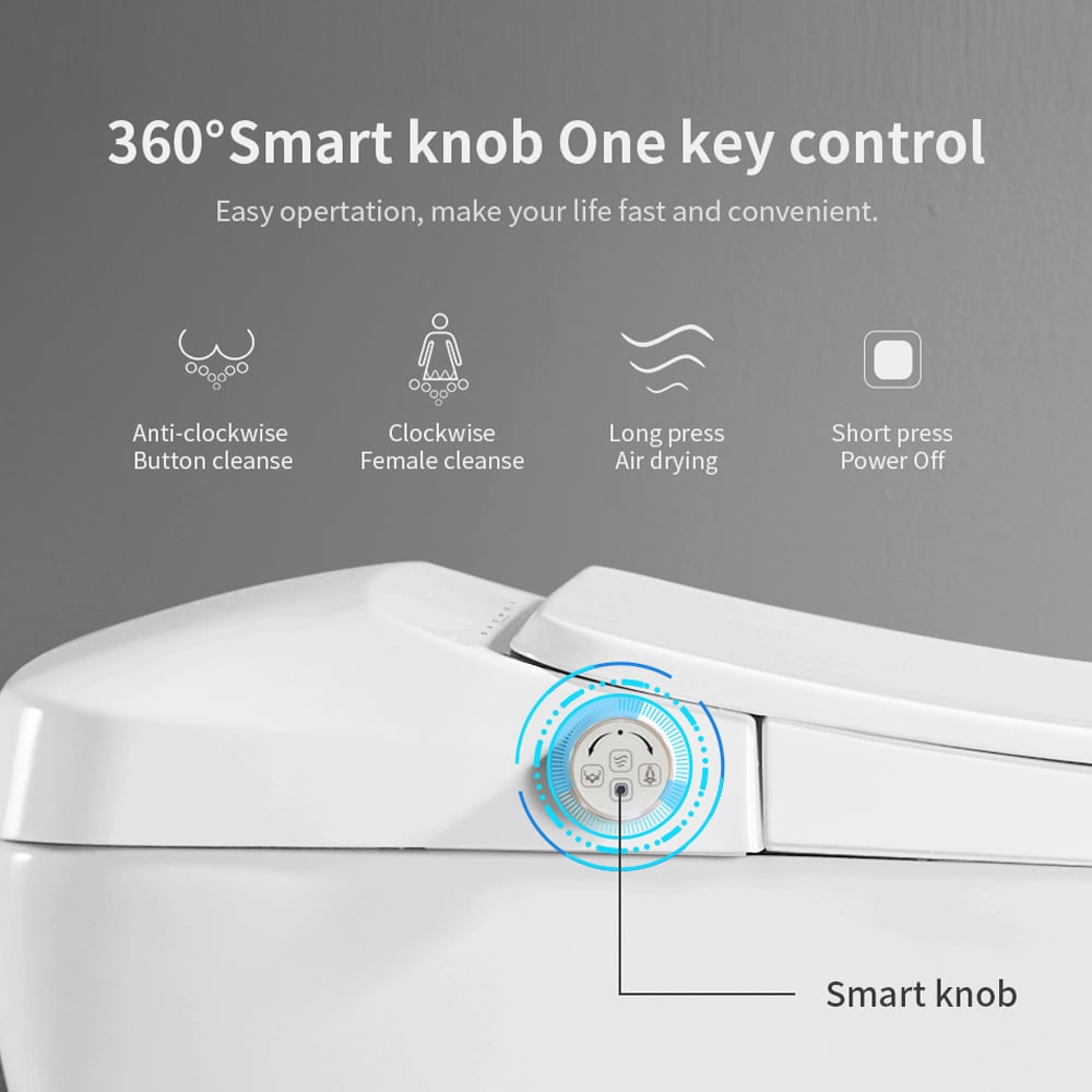 Nexin C1 Automatic Smart Bidet Toilet with Self-Cleaning Function 1.28 GPF