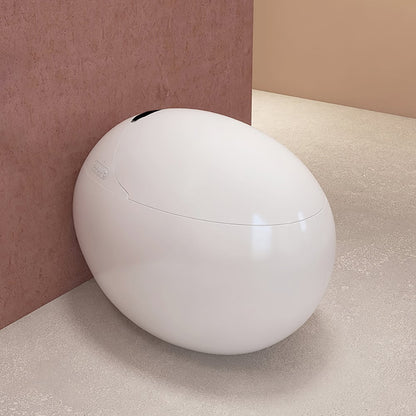 Oluxe G1 Egg-Shaped Smart Toilet with Heated Seat Function White 1.28 GPF