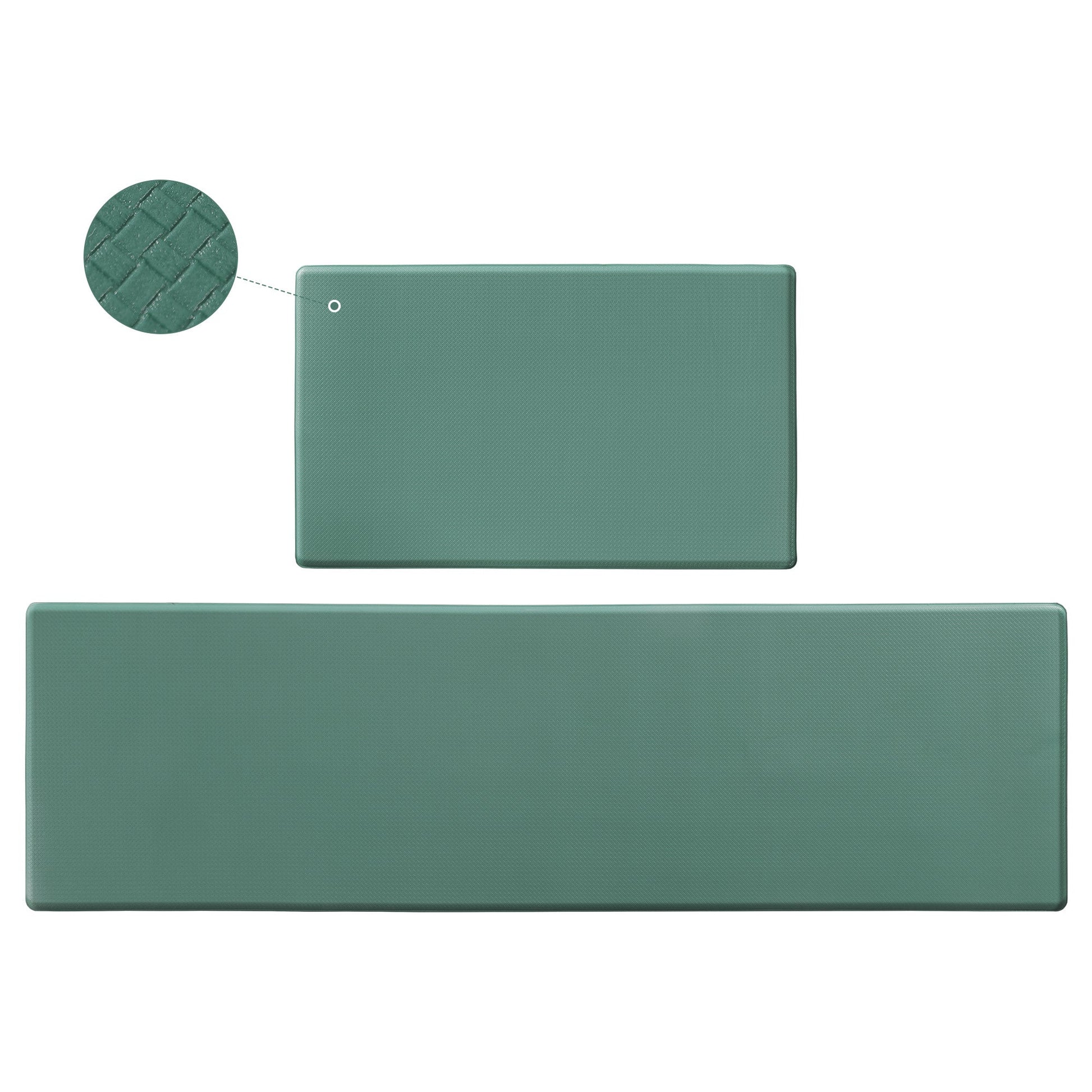 Kitchen Floor Mat Two-piece Set Of Non-slip, Waterproof And Easy To