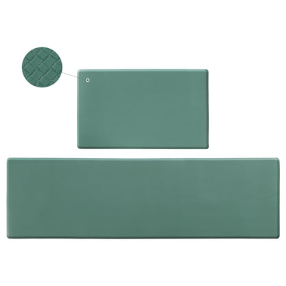 Kitchen Floor Mat Two-piece Set Of Non-slip, Waterproof And Easy To