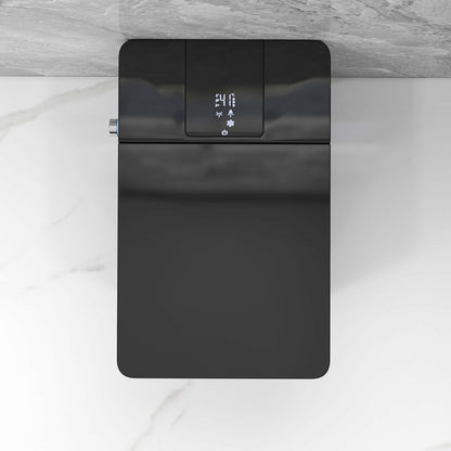 Cubera V1 Automatic Smart Square Bidet Toilet with Multi-Function Black 1.32 GPF