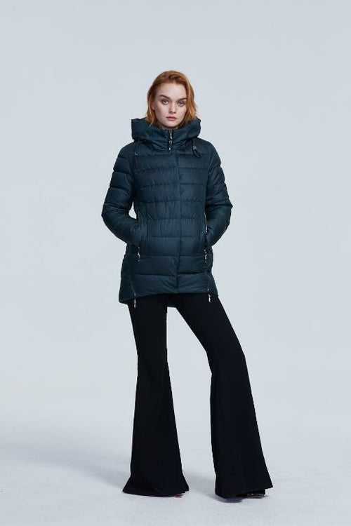 Women's Warm Hooded Winter Parka Jacket