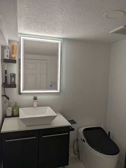 Hynova AX2 Automatic Smart Bidet Toilet with Auto Open/Close Lid Black 1.28 GPF